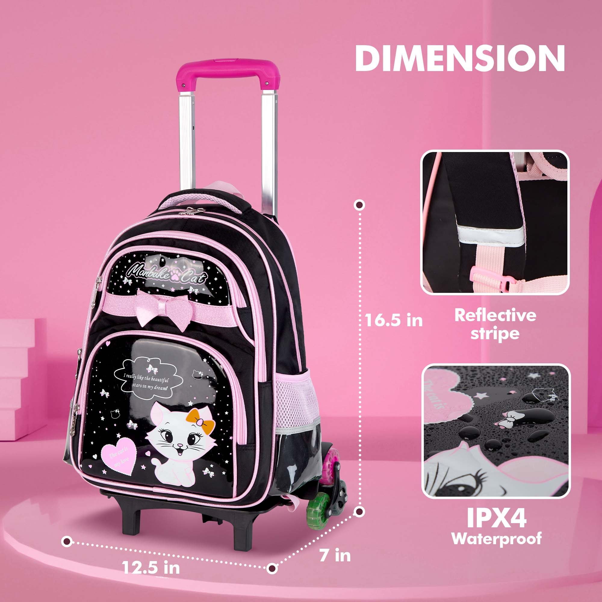 Foto 6 pulgar | Mochila Rodante Vibiger Negra de 6 Ruedas - Venta Internacional