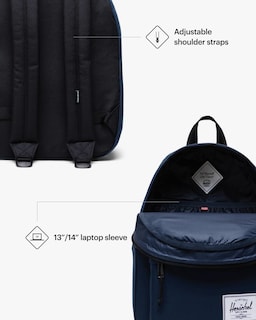Foto 3 | Mochila Herschel Supply Co. Herschel Azul Eco 600D - Venta Internacional
