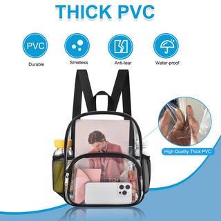 Foto 5 | Mochila Transparente Busiuw con Bolsillo - Venta Internacional