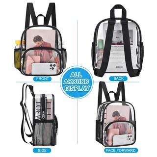 Foto 6 | Mochila Transparente Busiuw con Bolsillo - Venta Internacional