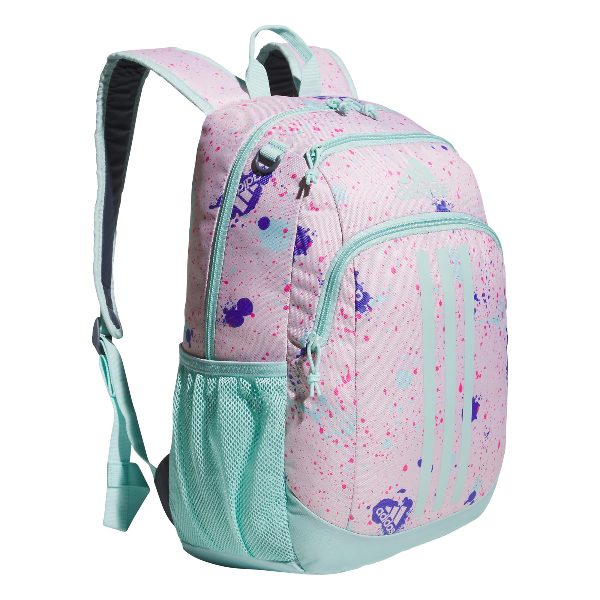 Foto 2 pulgar | Mochila Adidas Creator 2 Splatter Sandy Pink/Semi Flash Aqua - Venta Internacional
