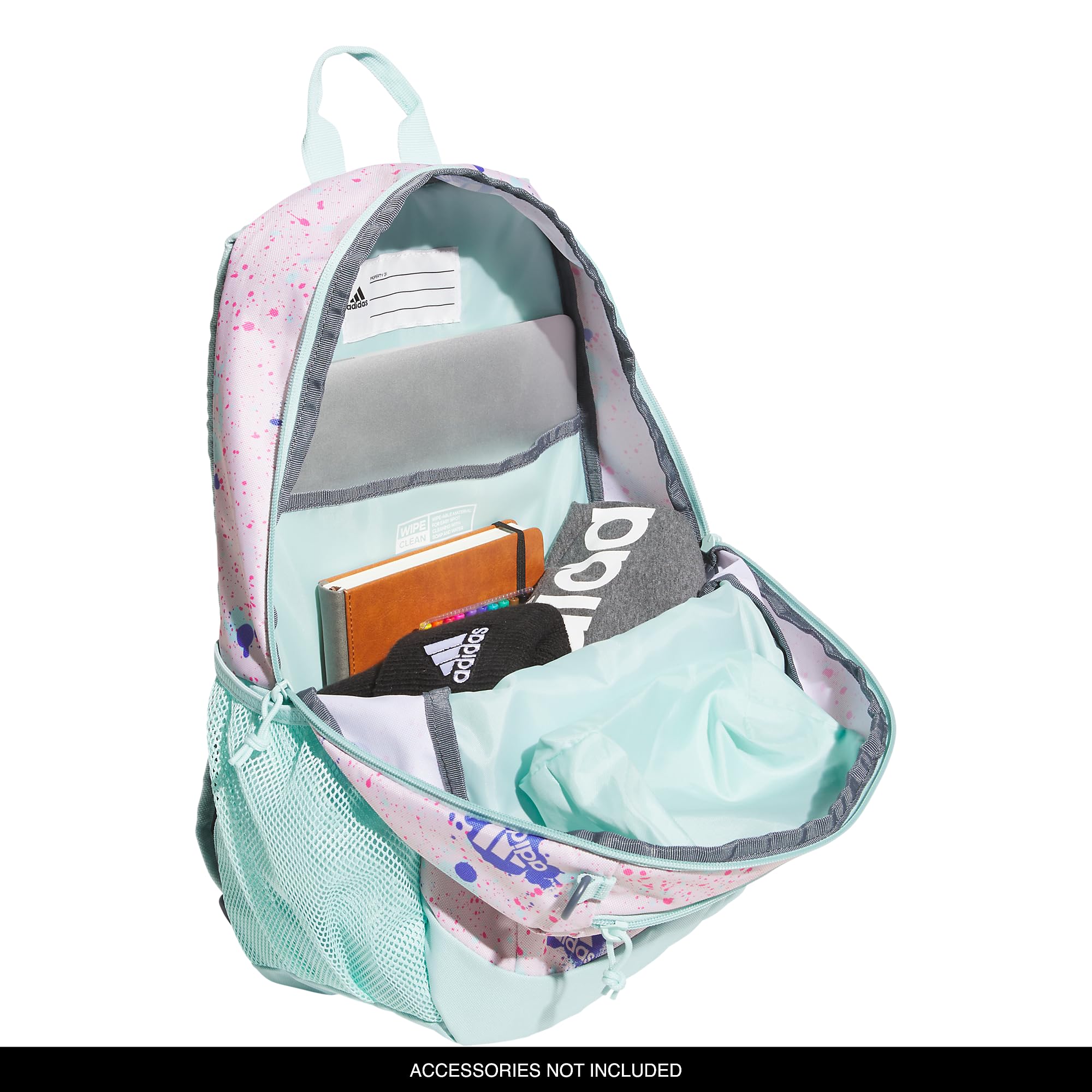 Foto 4 pulgar | Mochila Adidas Creator 2 Splatter Sandy Pink/Semi Flash Aqua - Venta Internacional