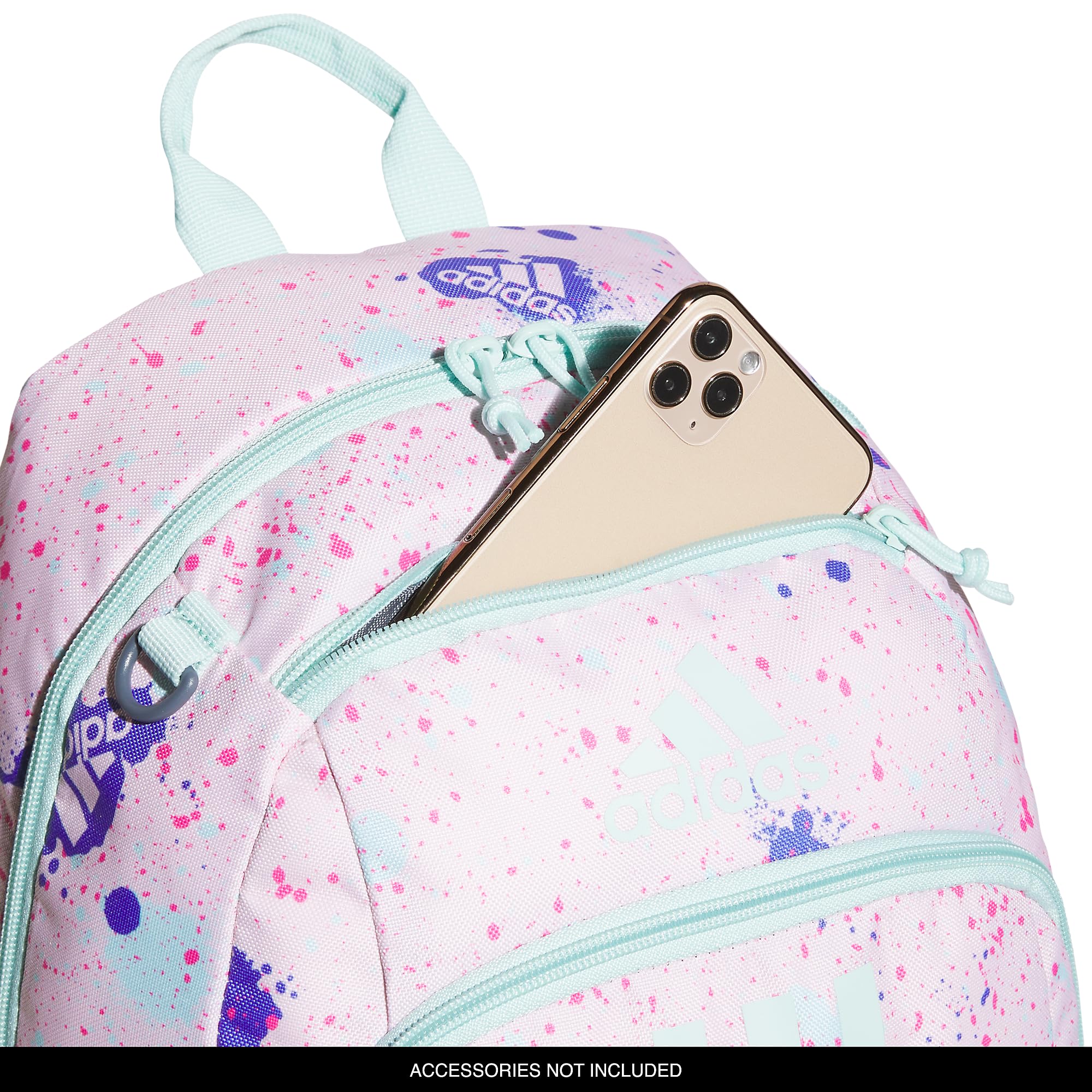 Foto 5 pulgar | Mochila Adidas Creator 2 Splatter Sandy Pink/Semi Flash Aqua - Venta Internacional