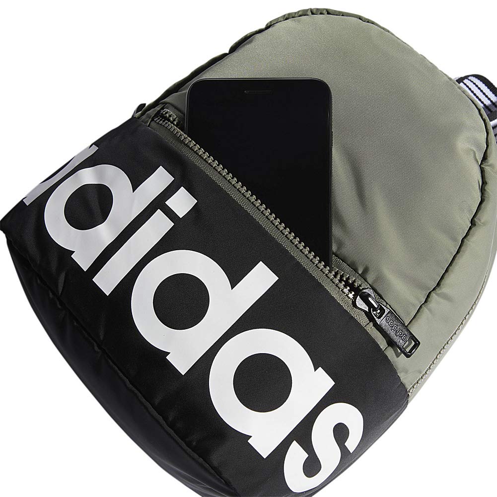 Foto 7 pulgar | Mochila Adidas Linear Mini Small Travel Bag Negro/blanco/dorado - Venta Internacional