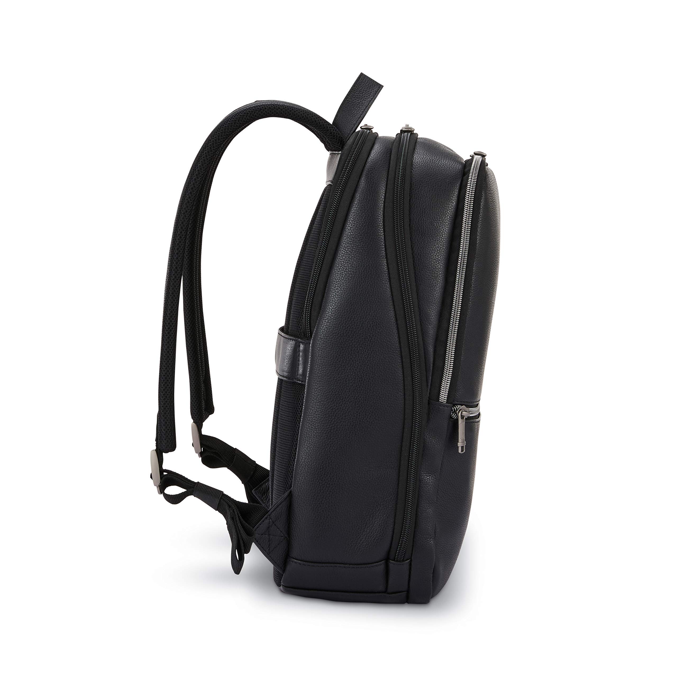 Foto 4 pulgar | Mochila Samsonite Classic Leather Slim Negra para Portátil de 14,1 Pulgadas - Venta Internacional