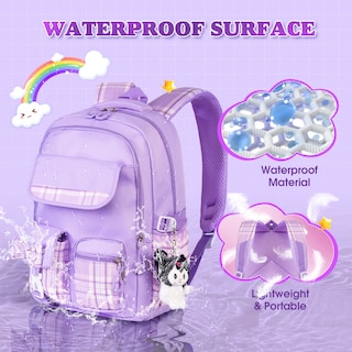 Foto 5 | Mochila Vbiger School Impermeable Para Niñas - Venta Internacional