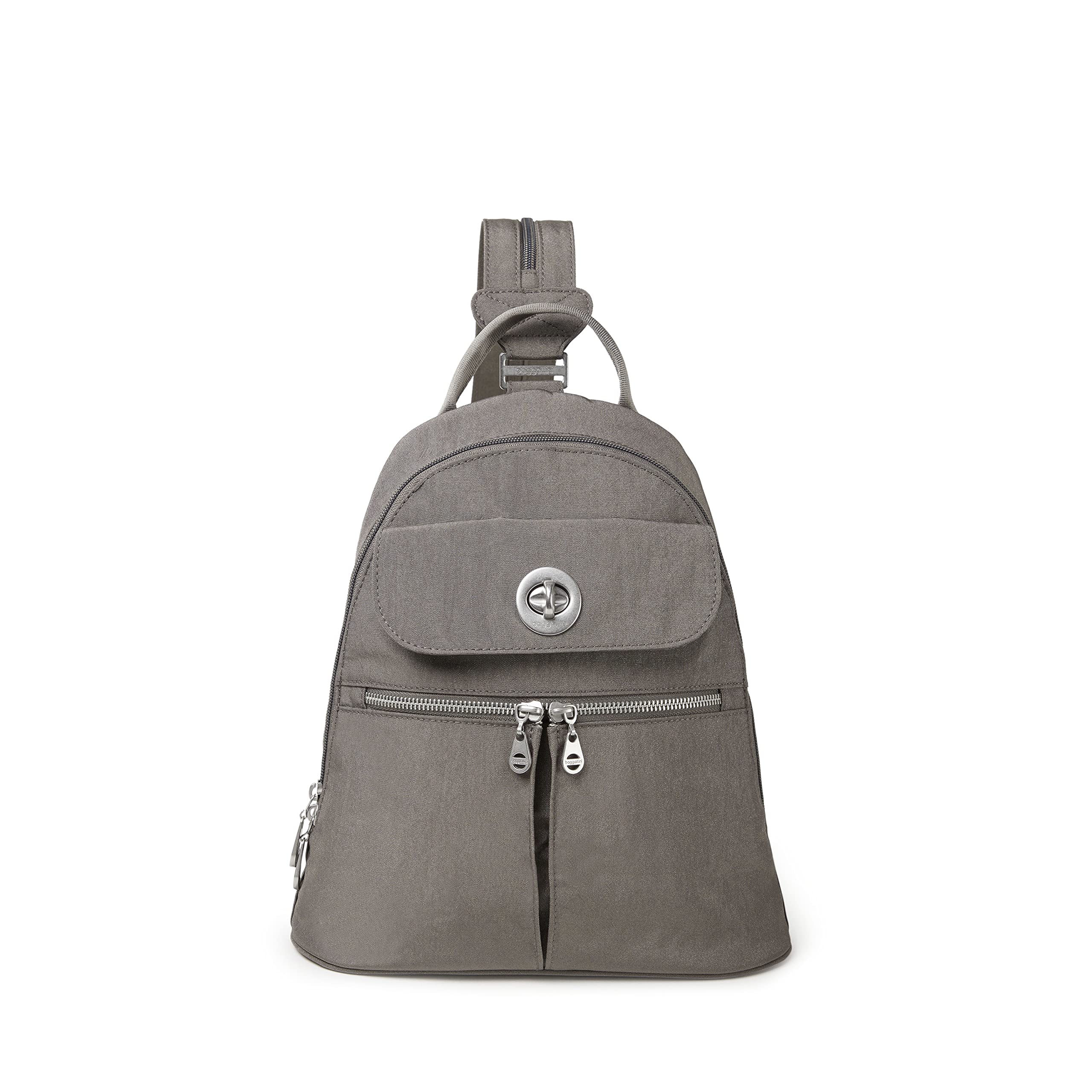 Foto 2 pulgar | Mochila Baggallini Naples Convertible Sterling Shimmer - Venta Internacional