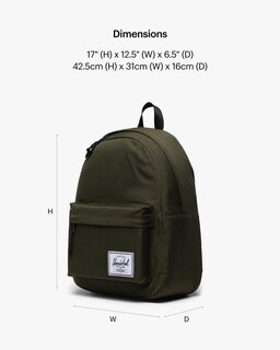 Foto 2 | Mochila Herschel Supply Co. Herschel Classic Ivy Green - Venta Internacional