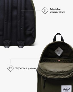 Foto 3 | Mochila Herschel Supply Co. Herschel Classic Ivy Green - Venta Internacional