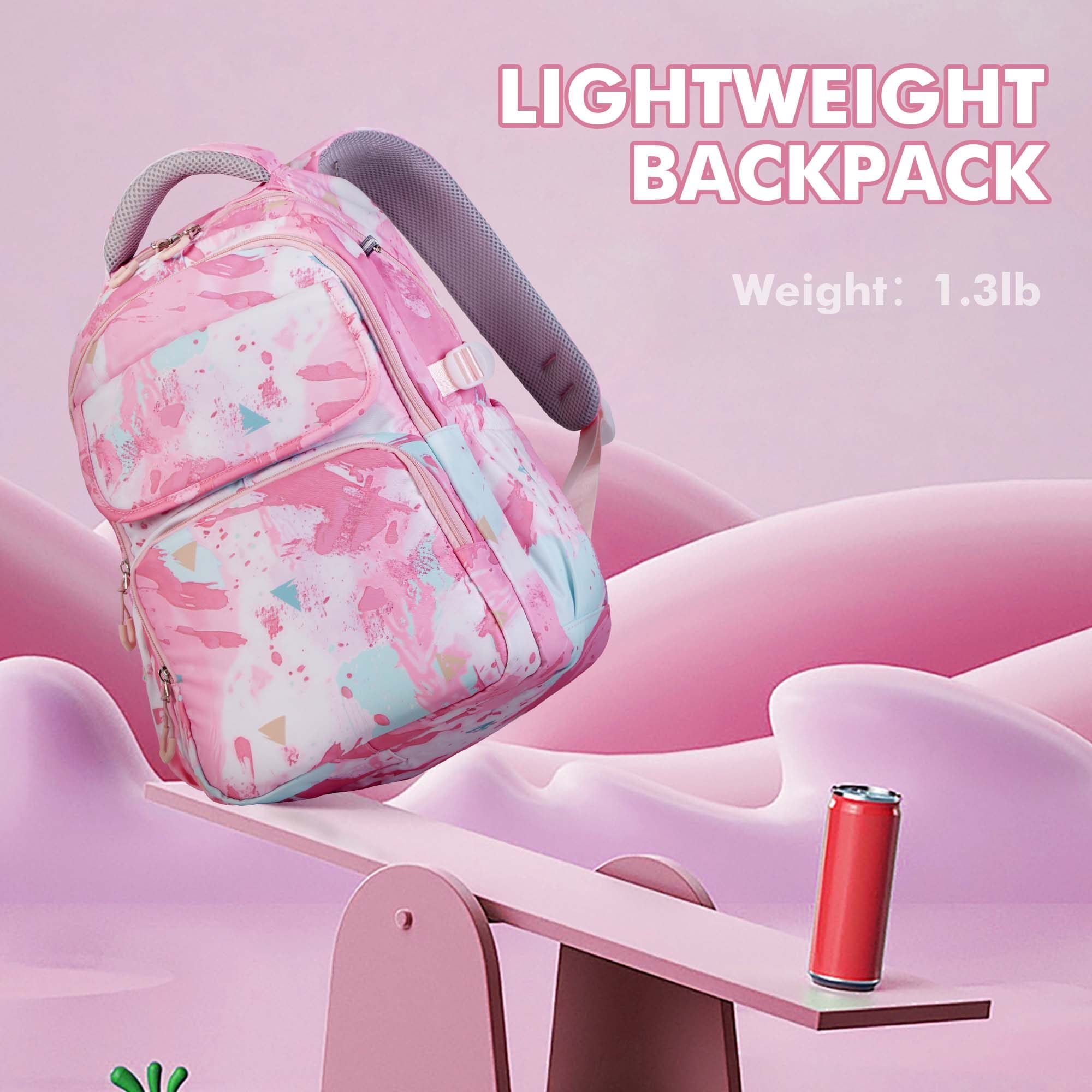 Foto 5 pulgar | Mochila Escolar Vbiger Impermeable para Niñas Con Bolsa De Almuerzo - Venta Internacional