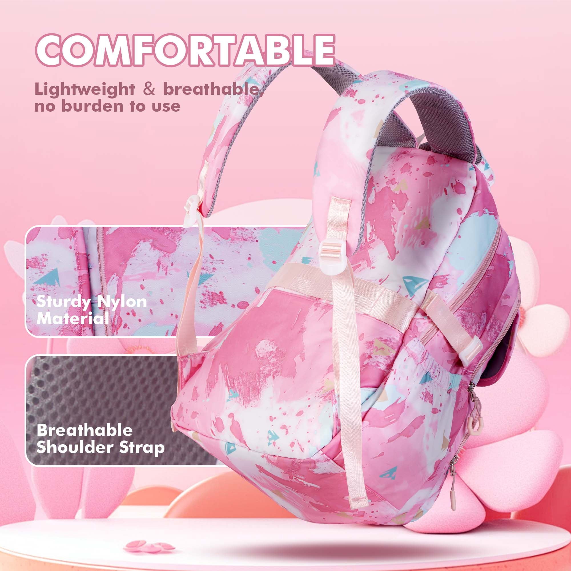 Foto 7 pulgar | Mochila Escolar Vbiger Impermeable para Niñas Con Bolsa De Almuerzo - Venta Internacional