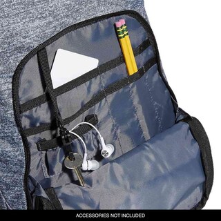 Foto 3 | Mochila Adidas Prime 6 Unisex Jersey Onix Gris/negro/blanco - Venta Internacional