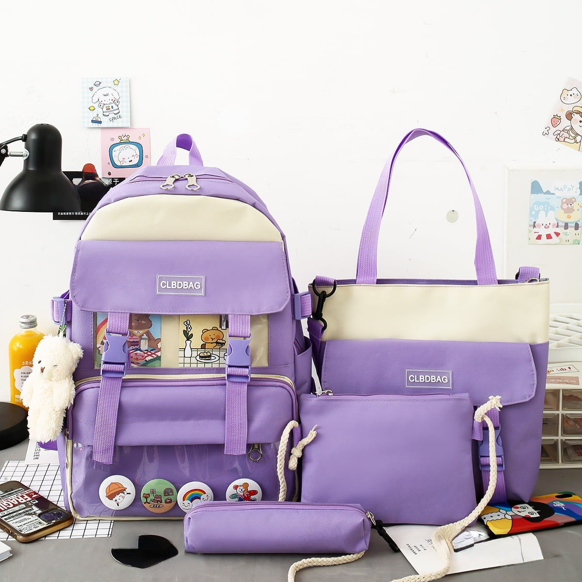 Foto 2 | Set de Mochilas para Niñas y Adolescentes - Venta Internacional