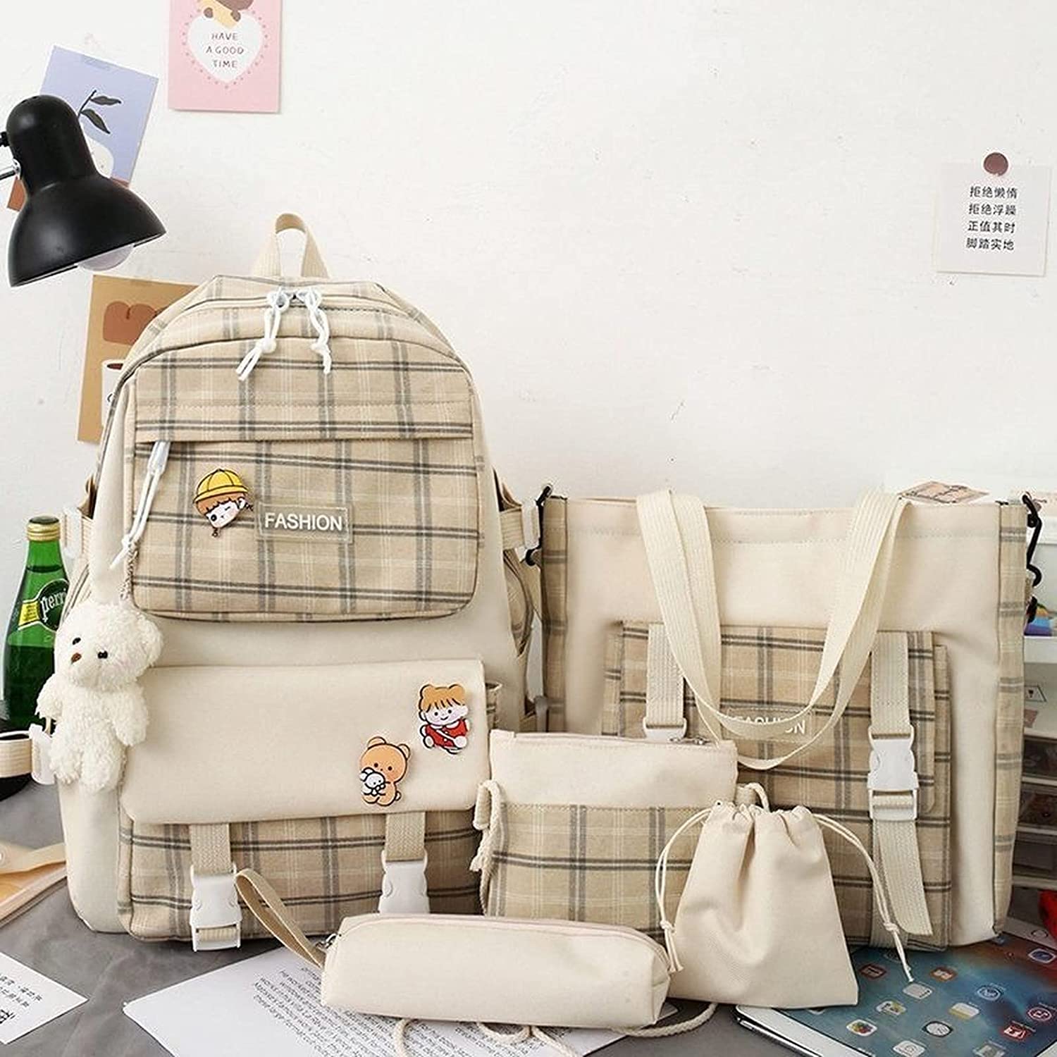Foto 3 pulgar | Set de Mochilas Kawaii Aesthetic  - Venta Internacional
