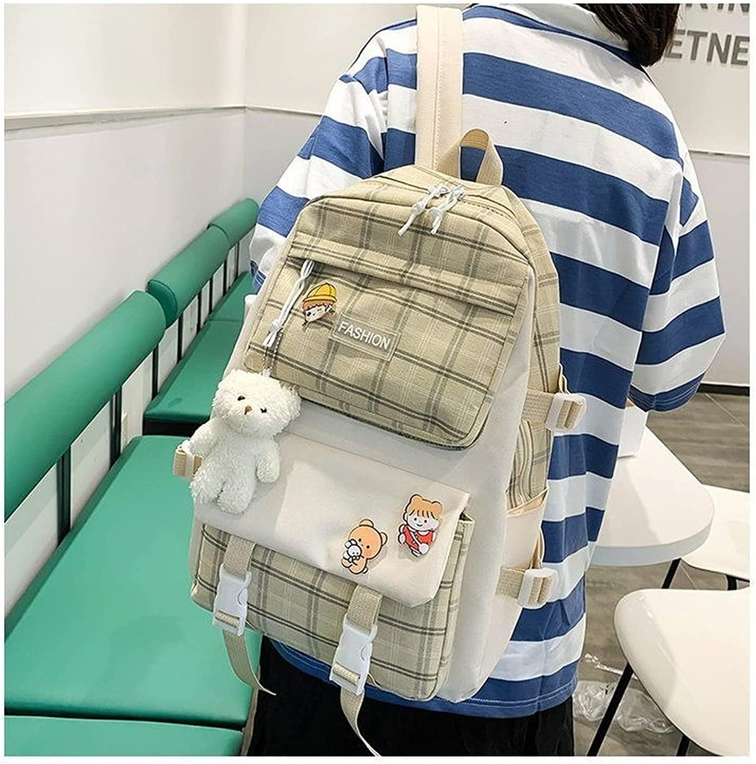 Foto 5 pulgar | Set de Mochilas Kawaii Aesthetic  - Venta Internacional