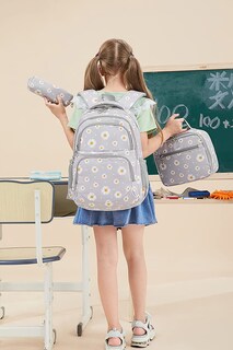Foto 4 | Mochila Omkarsy Con Estampado de Margaritas - Venta Internacional