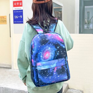 Foto 3 | Mochila Stitch Children Starry Night School 3 Unidades con Lápiz - Venta Internacional