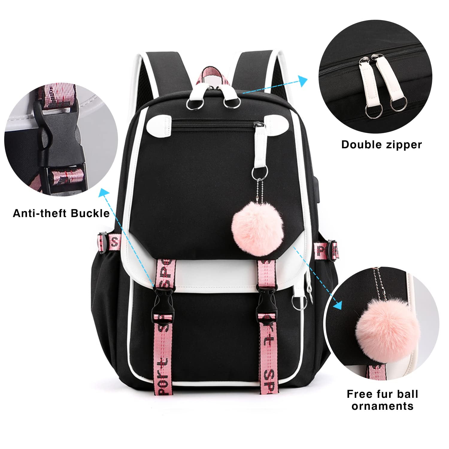 Foto 3 pulgar | Mochila Escolar Casual - Venta Internacional