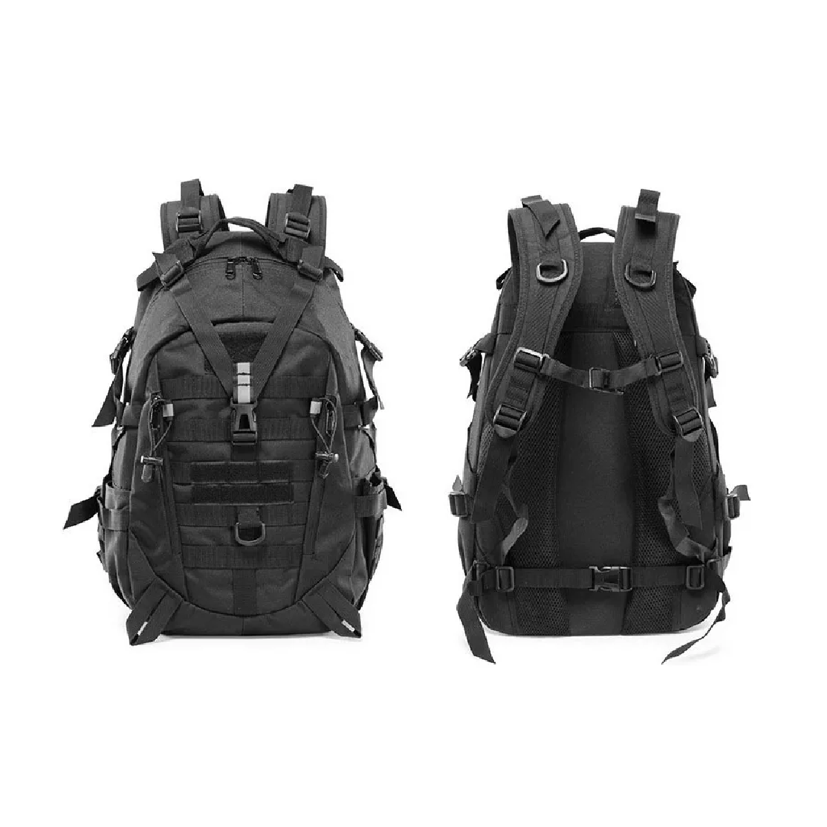 Foto 4 pulgar | Mochila Táctica de Cámping Impermeable Gran Capacidad 45l Negro