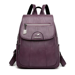 Foto 1 | Mochila de Piel Sintética de Hermoso Diseño Tamaño Mediano - Venta Internacional
