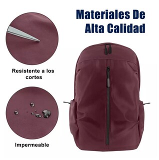 Foto 4 | Mochila Para Laptop Hombre,impermeable Y Resistente Al Desgaste Con Cargador Usb