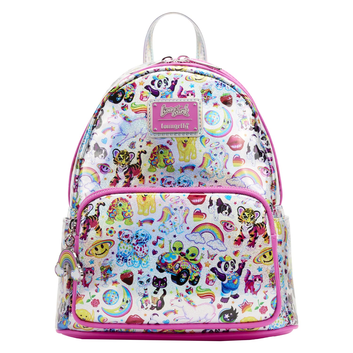 Foto 2 pulgar | Mochila Loungefly Lisa Frank Iridescent 140869 - Venta Internacional