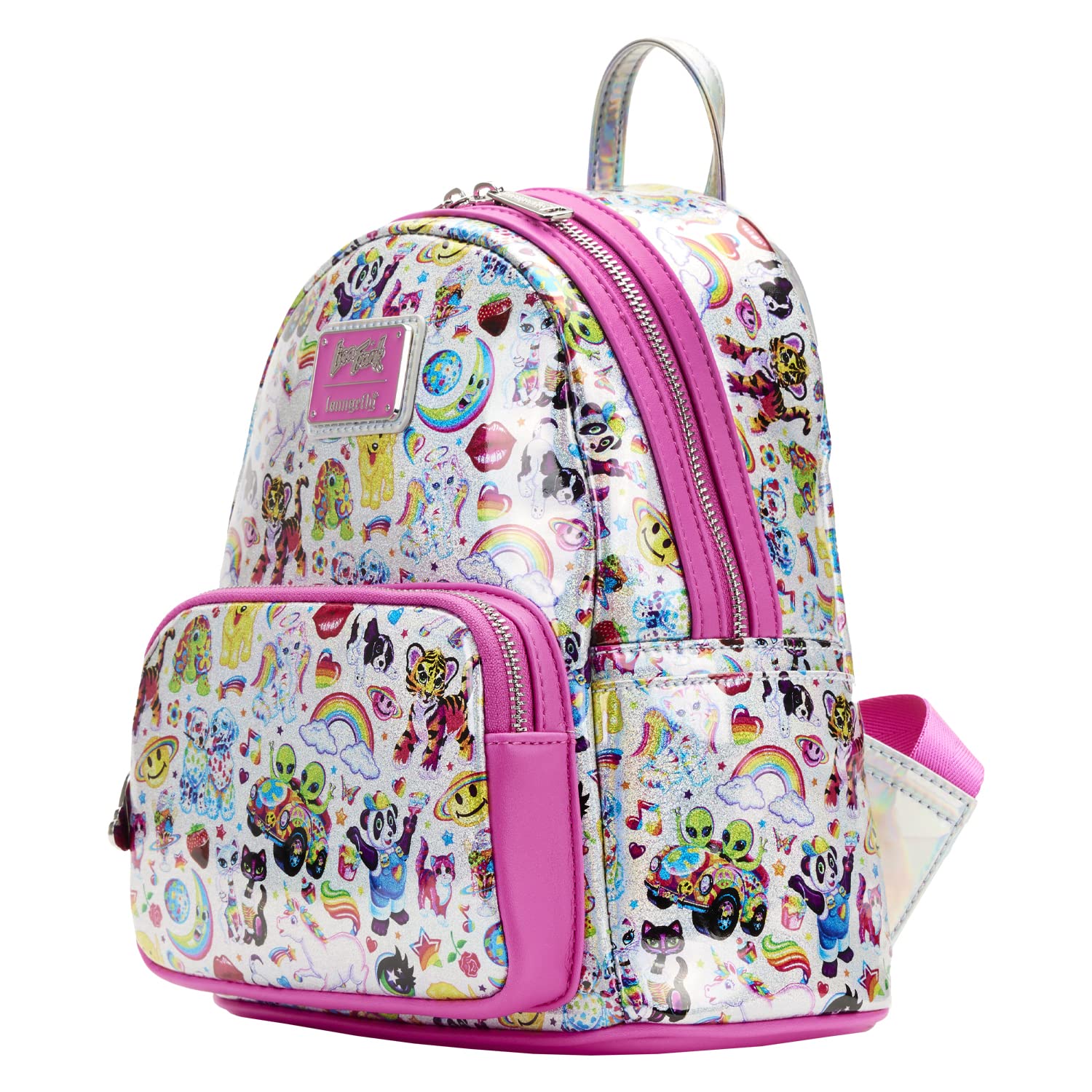 Foto 3 pulgar | Mochila Loungefly Lisa Frank Iridescent 140869 - Venta Internacional