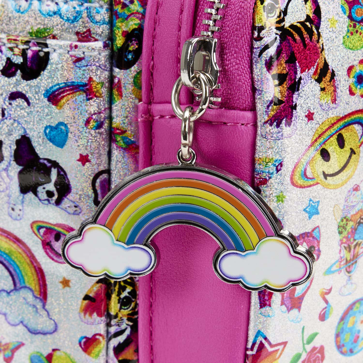 Foto 5 pulgar | Mochila Loungefly Lisa Frank Iridescent 140869 - Venta Internacional