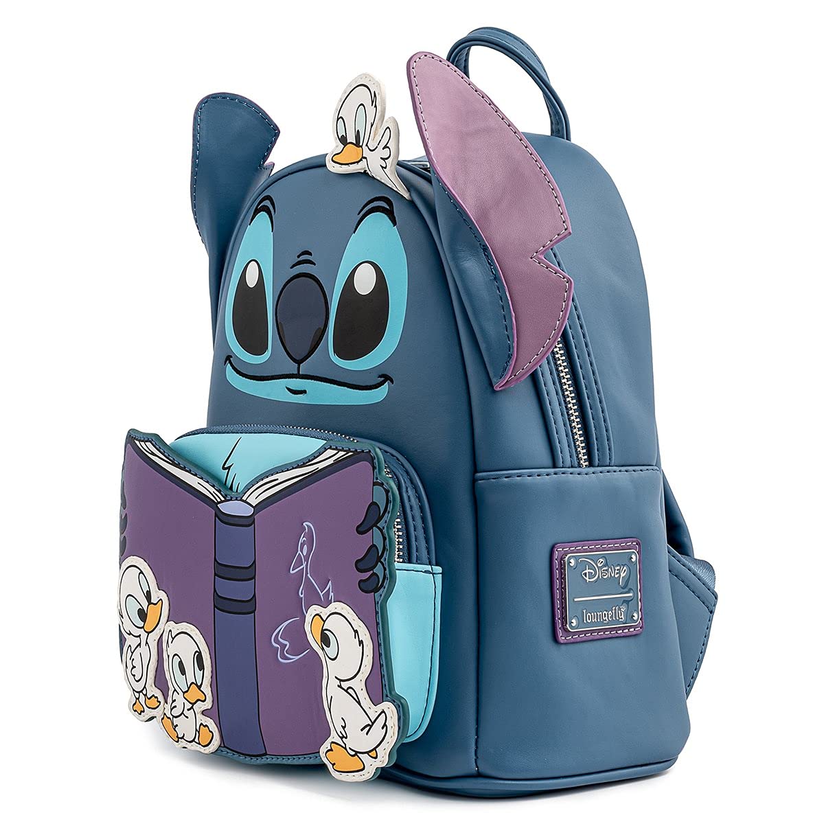 Foto 3 pulgar | Mochila Loungefly Lilo & Stitch Story Time Blue para Mujer - Venta Internacional