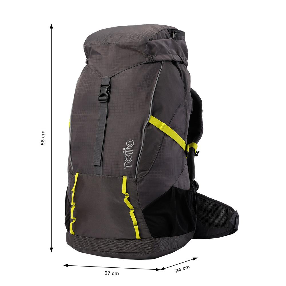 Foto 3 pulgar | Mochila De Campismo Totto Summit 45 2310-g98l Gris Gris
