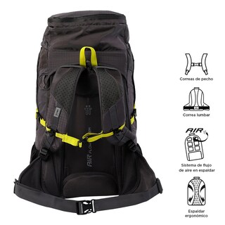 Foto 3 | Mochila De Campismo Totto Summit 45 2310-g98l Gris Gris
