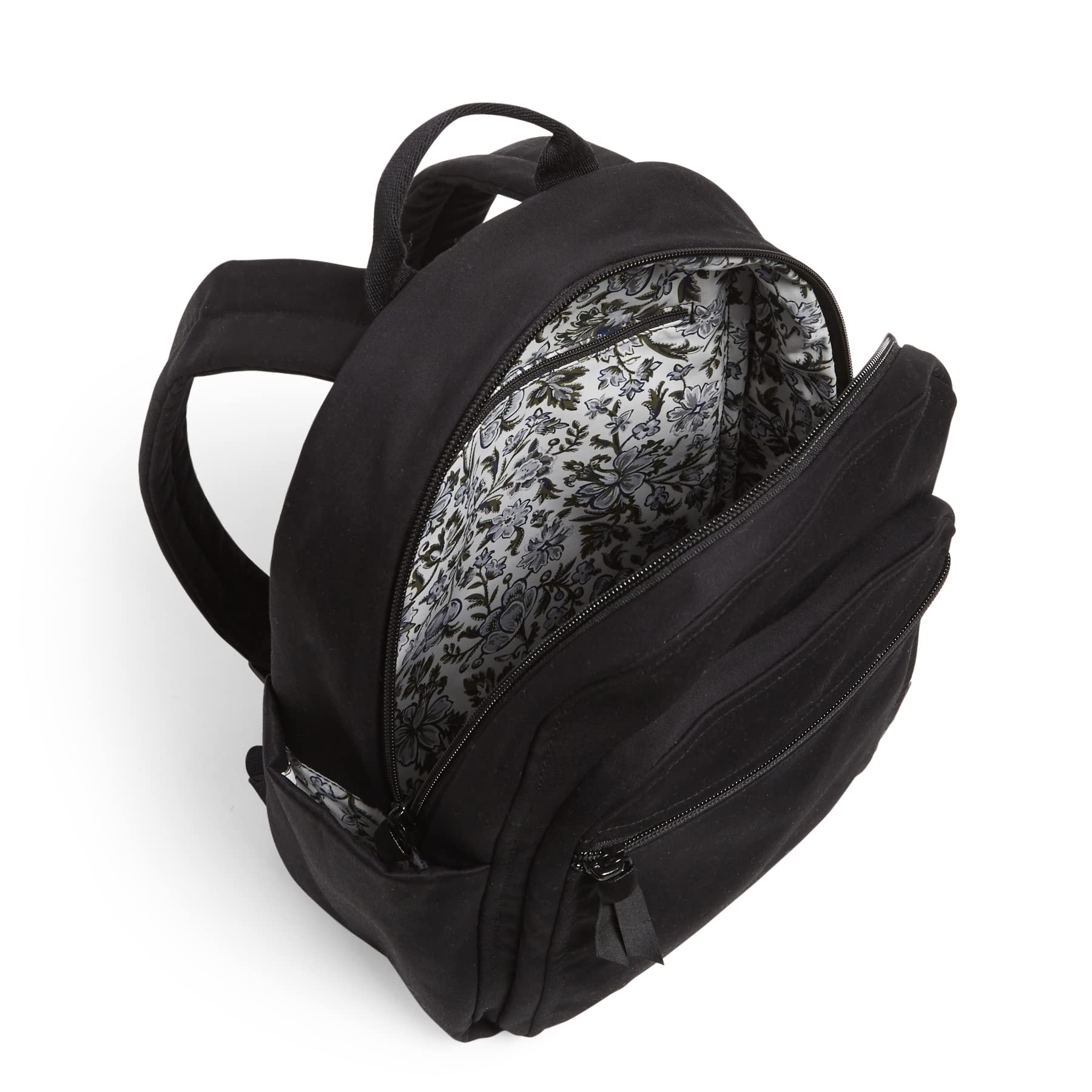 Foto 4 pulgar | Mochila Vera Bradley de Algodón Pequeña Clásica Negra para Mujer - Venta Internacional