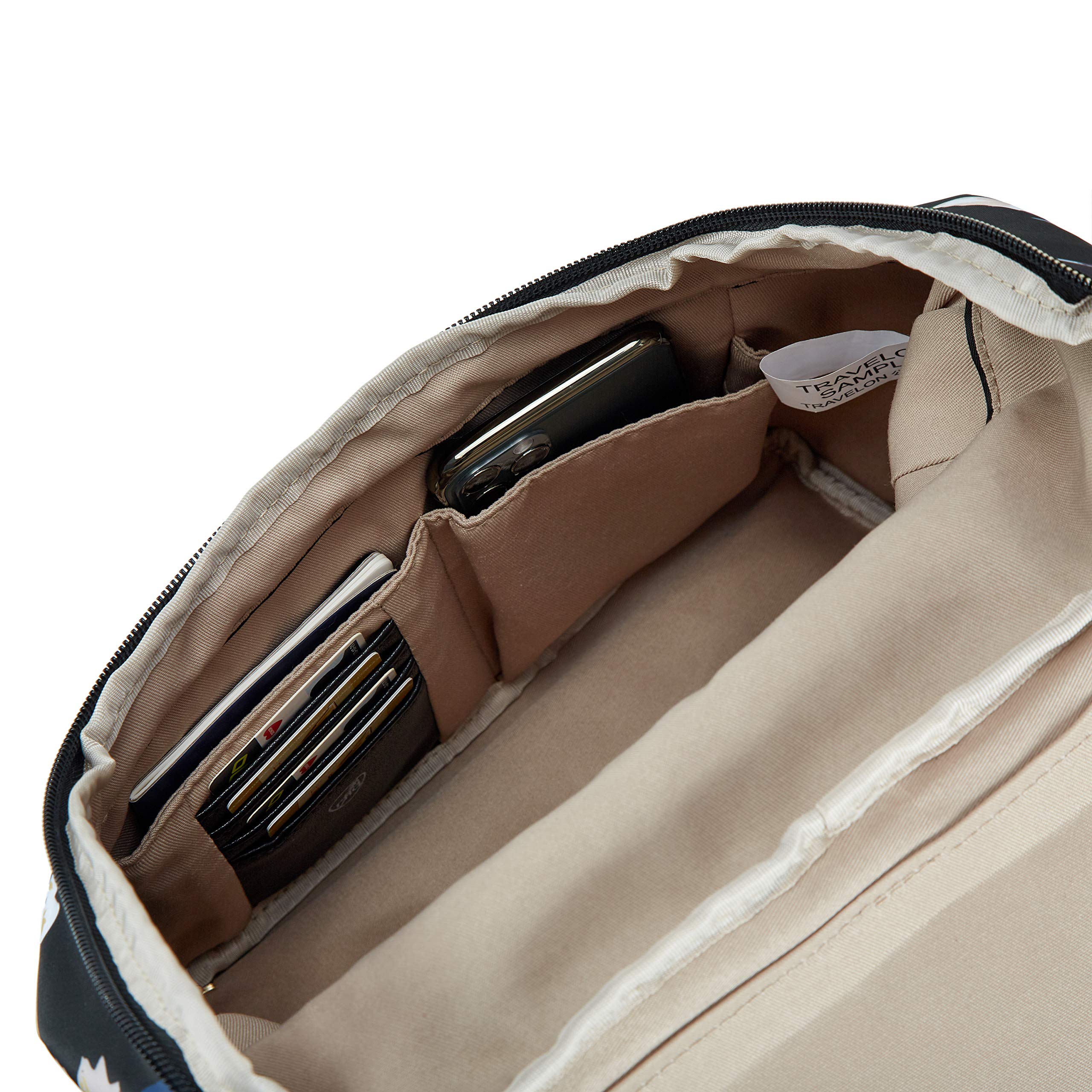 Foto 6 pulgar | Mochila Travelon Antirrobo Addison Midnight Floral - Venta Internacional