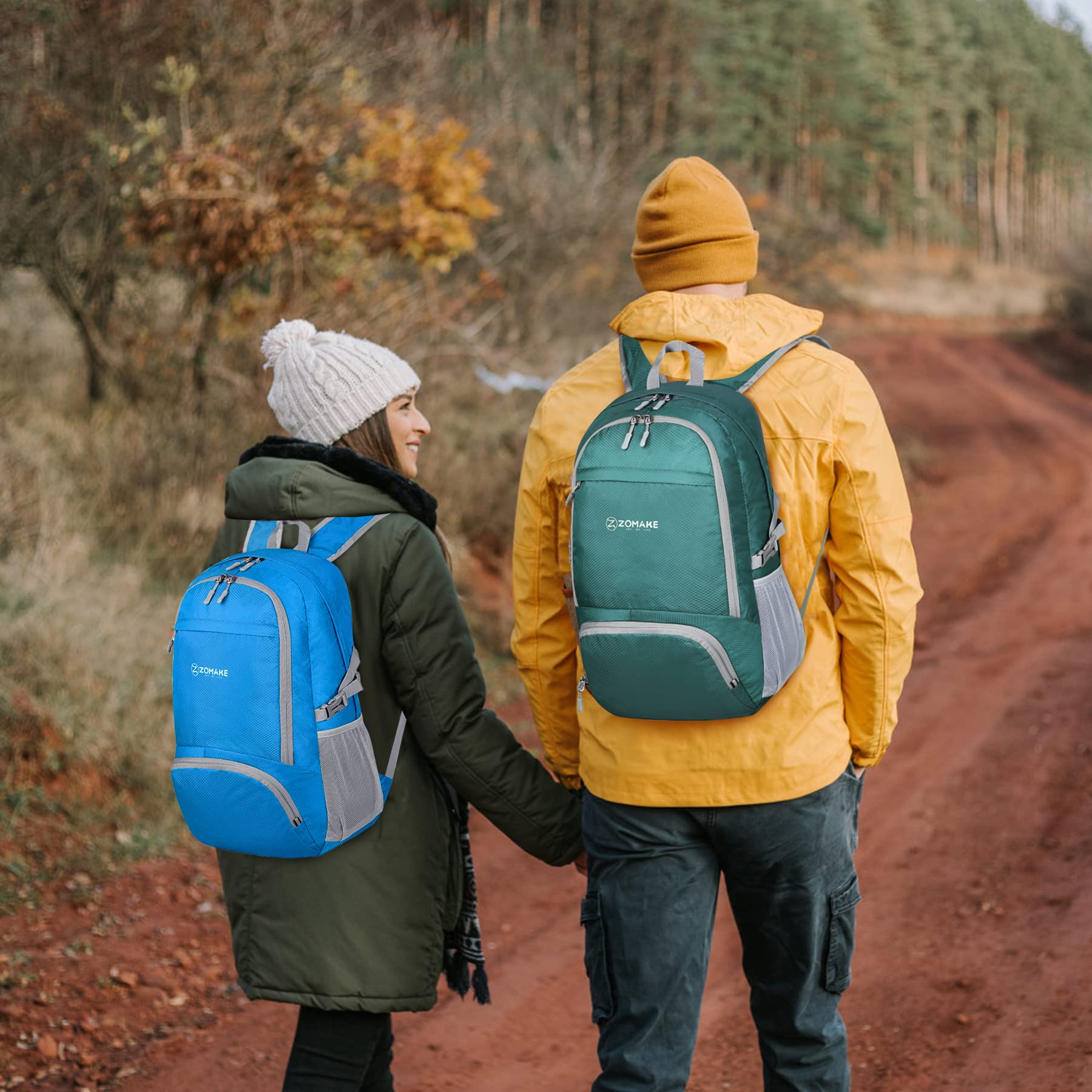 Foto 6 | Mochila Zomake Ligera Plegable 30 L Resistente Al Agua - Venta Internacional