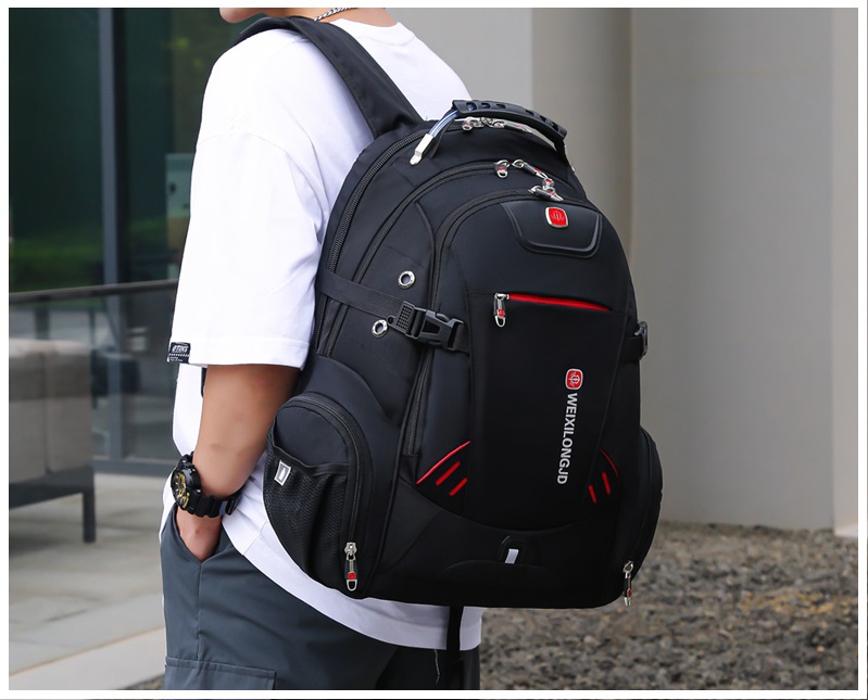 Foto 7 pulgar | Mochila Multifuncional Impermeable con Puerto USB para Laptop - Venta Internacional