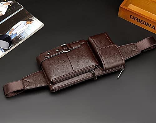 Foto 7 pulgar | Bandolera Bestsent Marrón para Hombre-Venta Internacional