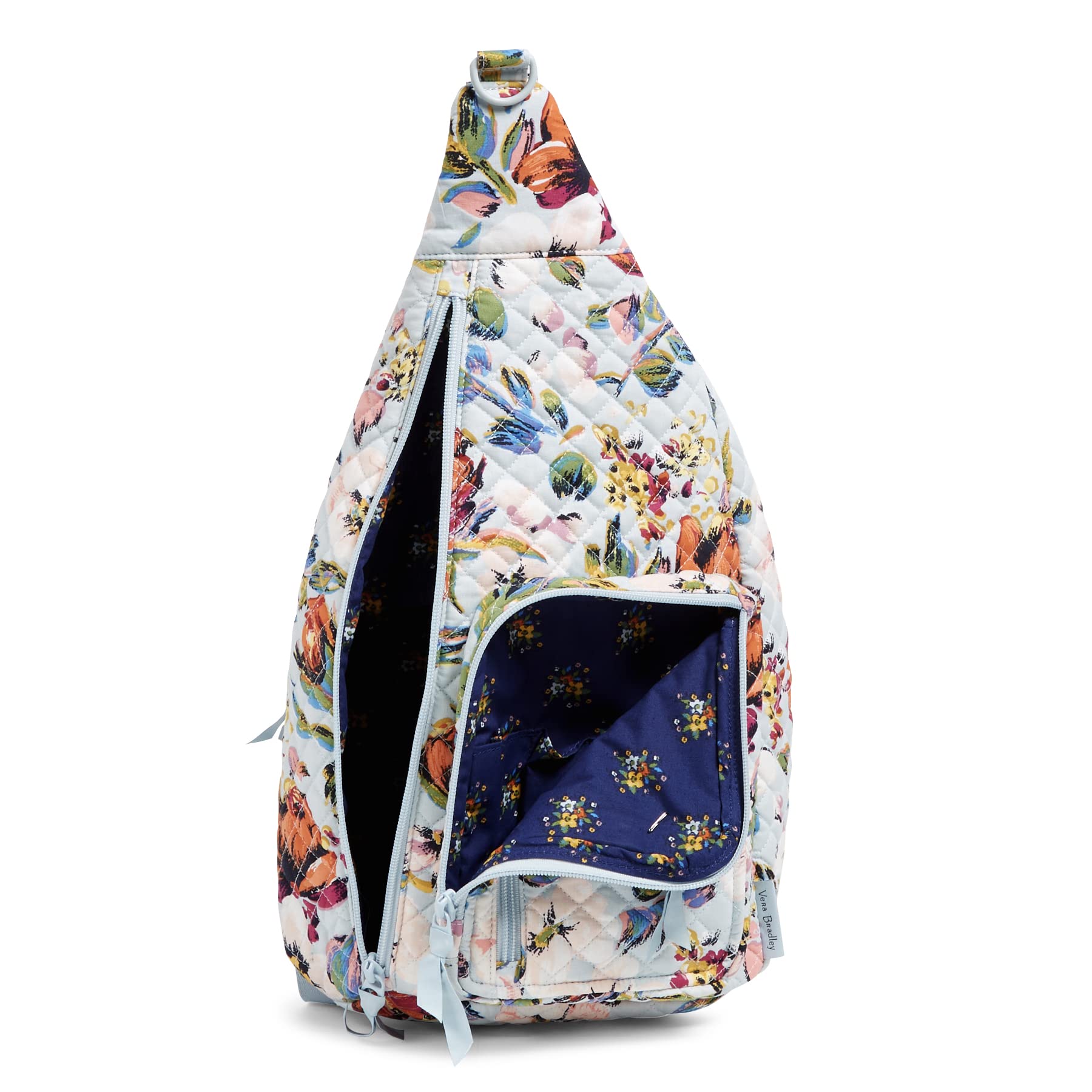 Foto 4 pulgar | Mochila Bandolera Vera Bradley Sea Air Floral de Algodón Reciclado - Venta Internacional