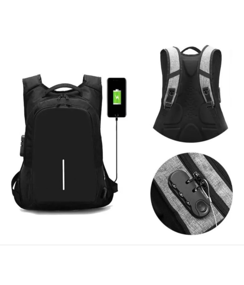Foto 3 pulgar | Mochila Antirrobo Para Portátil Con Puerto Usb - Venta Internacional