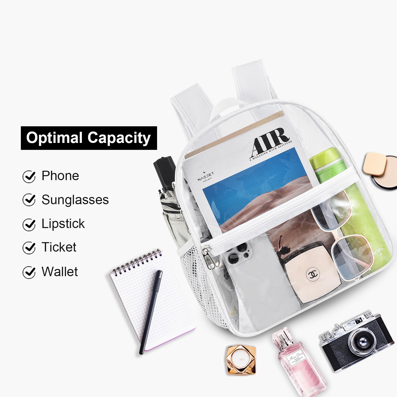 Foto 5 | Mochila USPECLARE Transparente Impermeable - Venta Internacional
