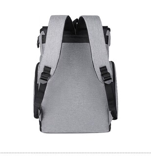 Foto 5 | Mochila Impermeable Gris para Laptop-Venta Internacional