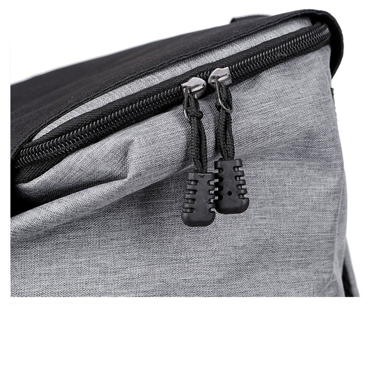 Foto 6 | Mochila Impermeable Gris para Laptop-Venta Internacional