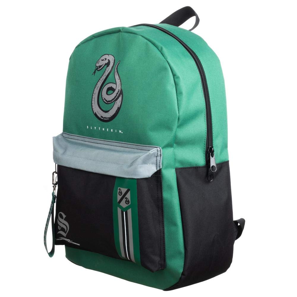 Foto 3 pulgar | Mochila Bioworld Harry Potter Hogwarts Casa Slytherin - Venta Internacional