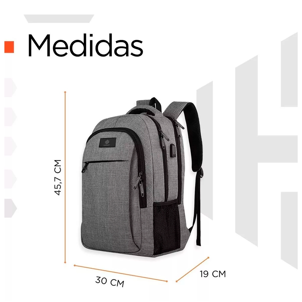 Foto 2 | Mochila Hardley Phantom Impermeable Antirrobo 25l para Hombre - Venta Internacional