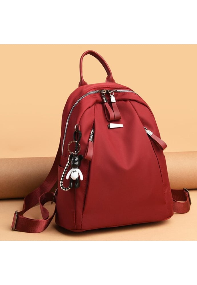 Foto 5 pulgar | Mochila Tipo Cartera Antirrobo Impermeable Roja 31x23x13 Cm - Venta Internacional