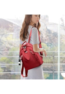 Foto 5 | Mochila Tipo Cartera Antirrobo Impermeable Roja 31x23x13 Cm - Venta Internacional
