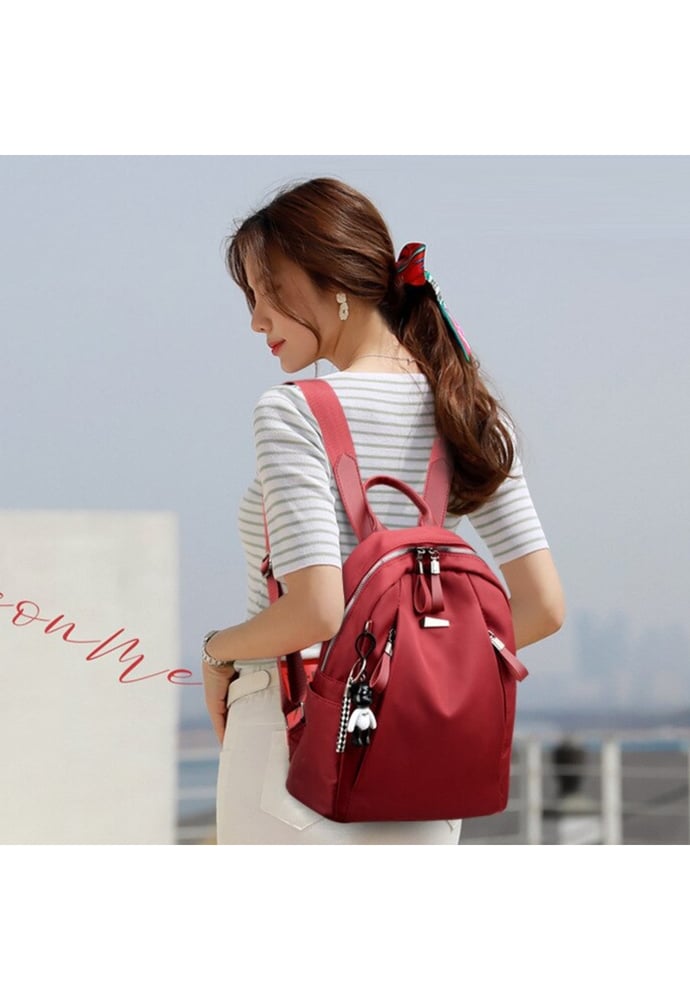 Foto 8 pulgar | Mochila Tipo Cartera Antirrobo Impermeable Roja 31x23x13 Cm - Venta Internacional