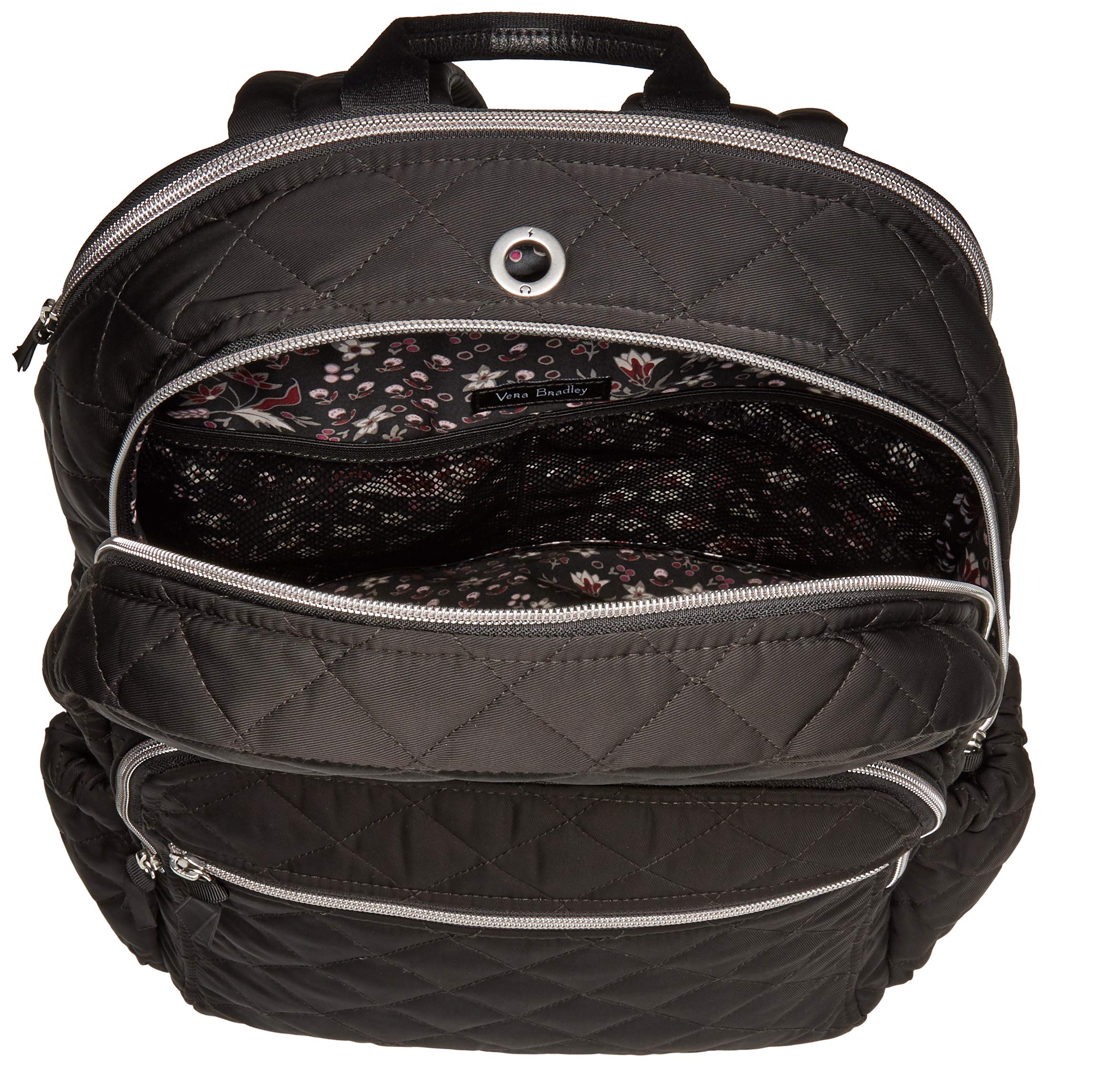 Foto 6 pulgar | Mochila Vera Bradley Performance Twill Campus Black - Venta Internacional