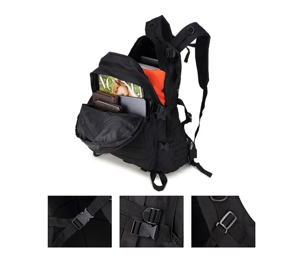 Foto 3 pulgar | Mochila Táctica Militar de 45 Litros- Venta Internacional
