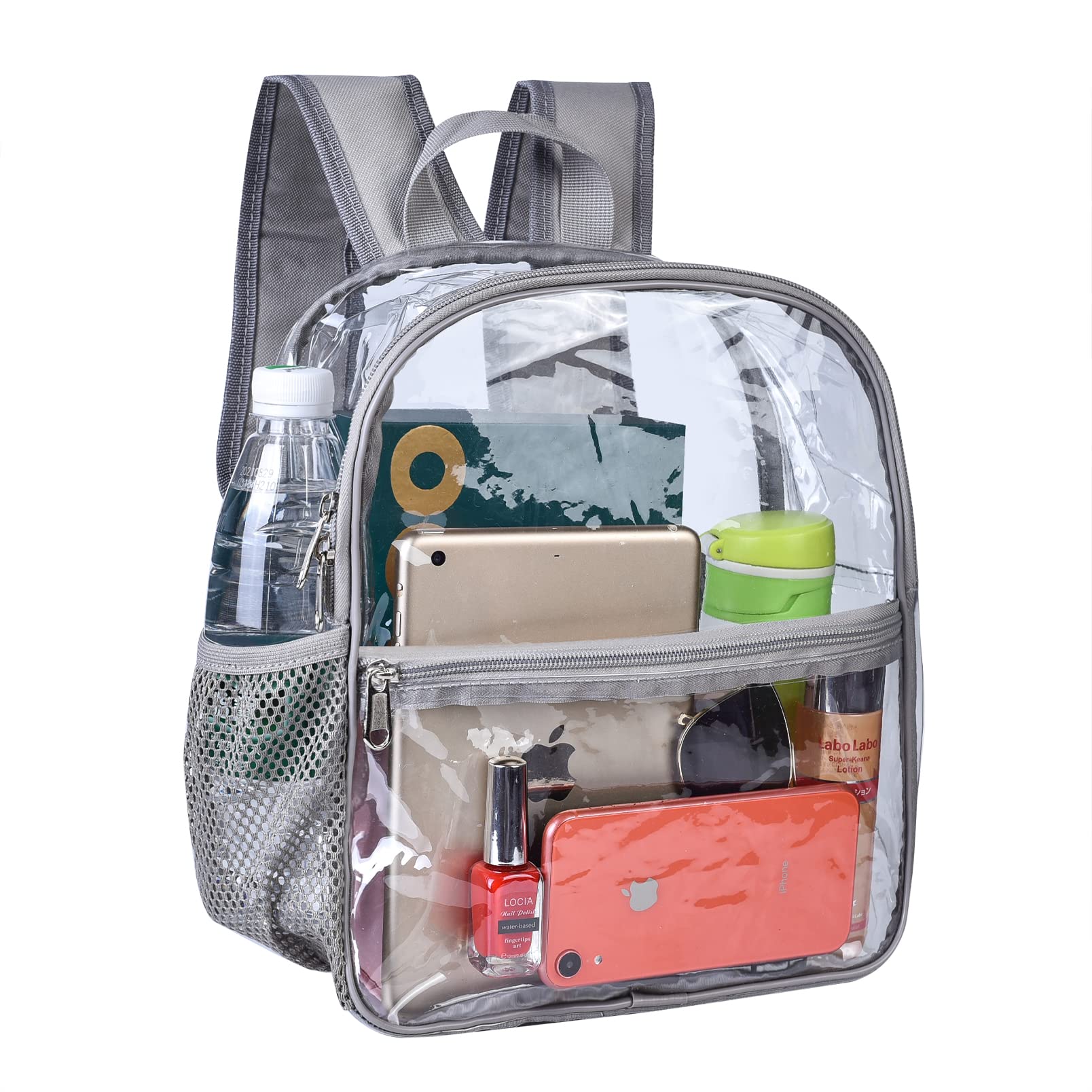 Foto 2 pulgar | Mochila Transparente USPECLARE para Estadios y Eventos Gris - Venta Internacional