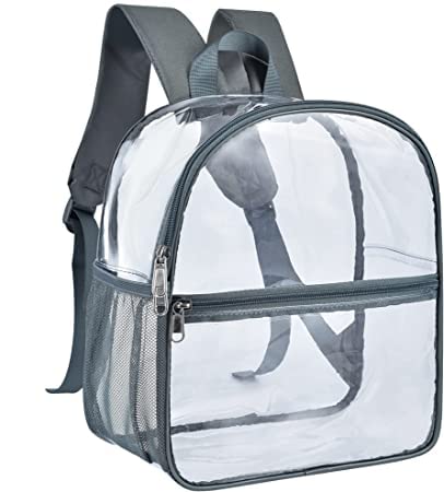 Foto 3 pulgar | Mochila Transparente USPECLARE para Estadios y Eventos Gris - Venta Internacional